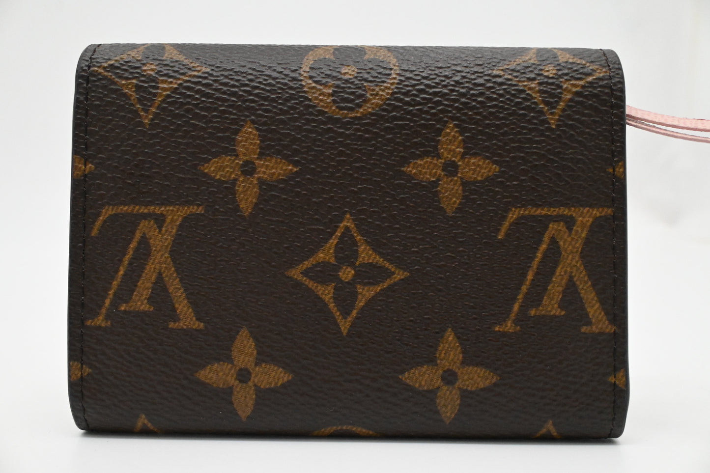 Louis Vuitton Rosalie Wallet in Monogram Canvas and Pink Ballerina Leather
