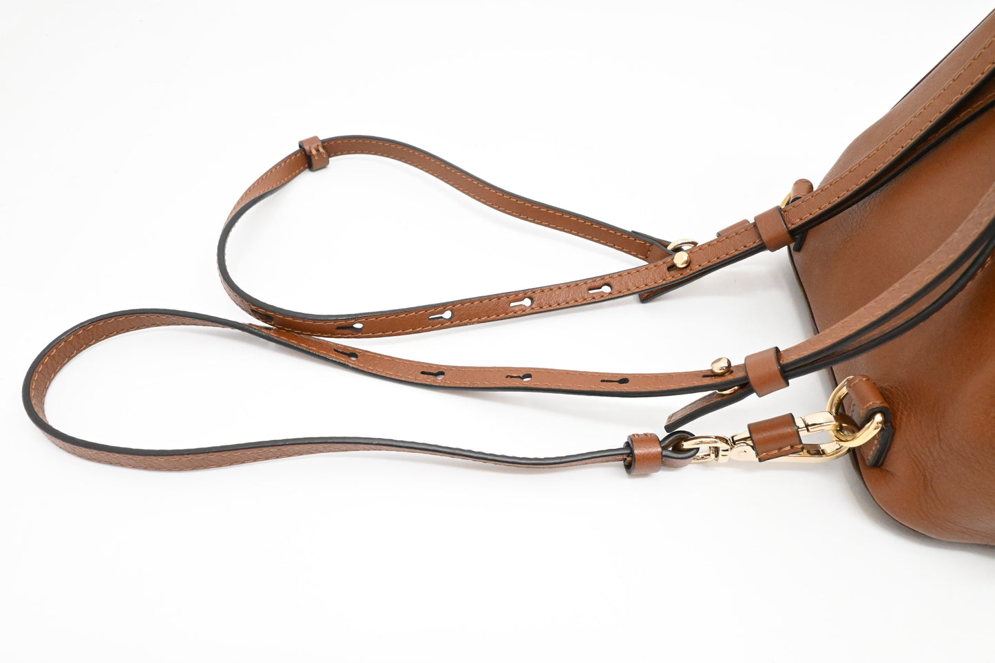 Chloe Faye Backpack in Brown Leather