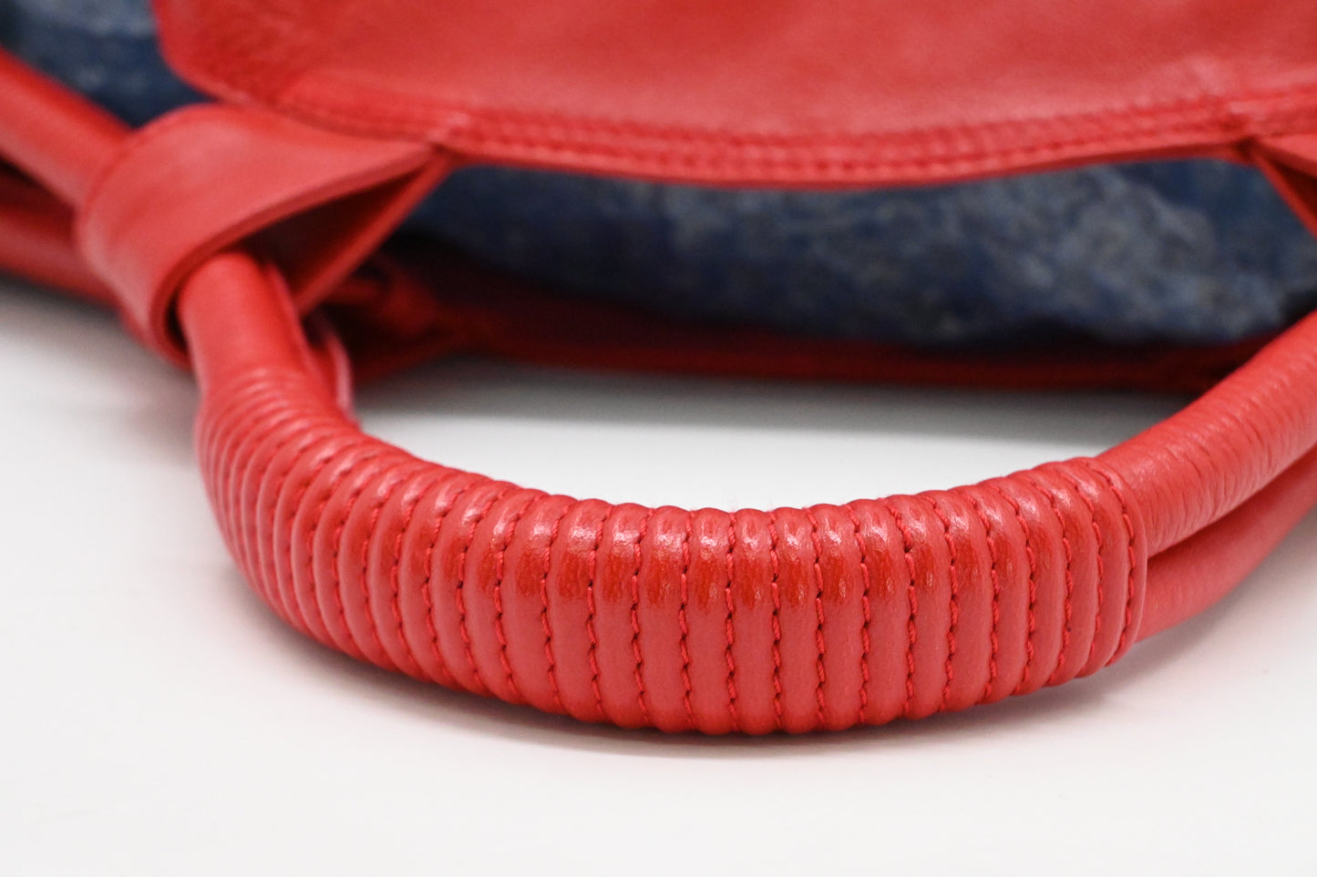 Loewe Nappa Aire Handbag in Red Leather