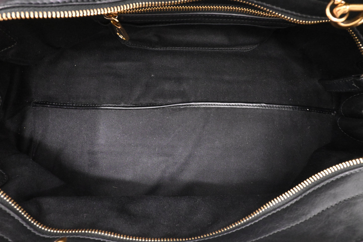 Chloe Alice Two Way Tote Bag in Cream and Black Leather