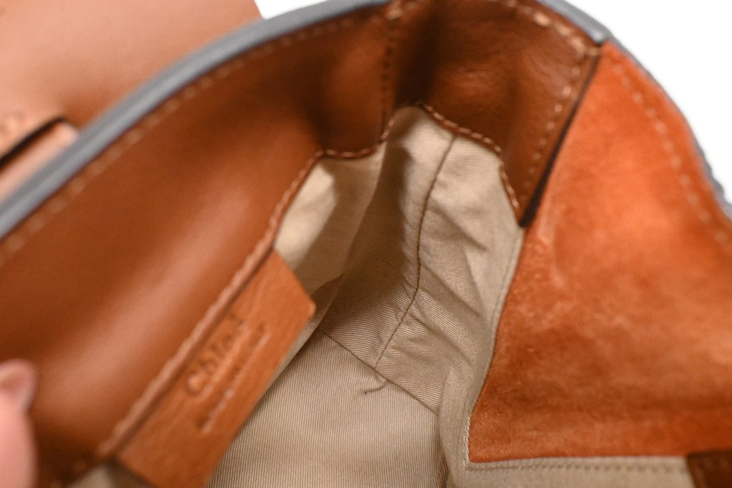 Chloe Faye Backpack in Brown Leather
