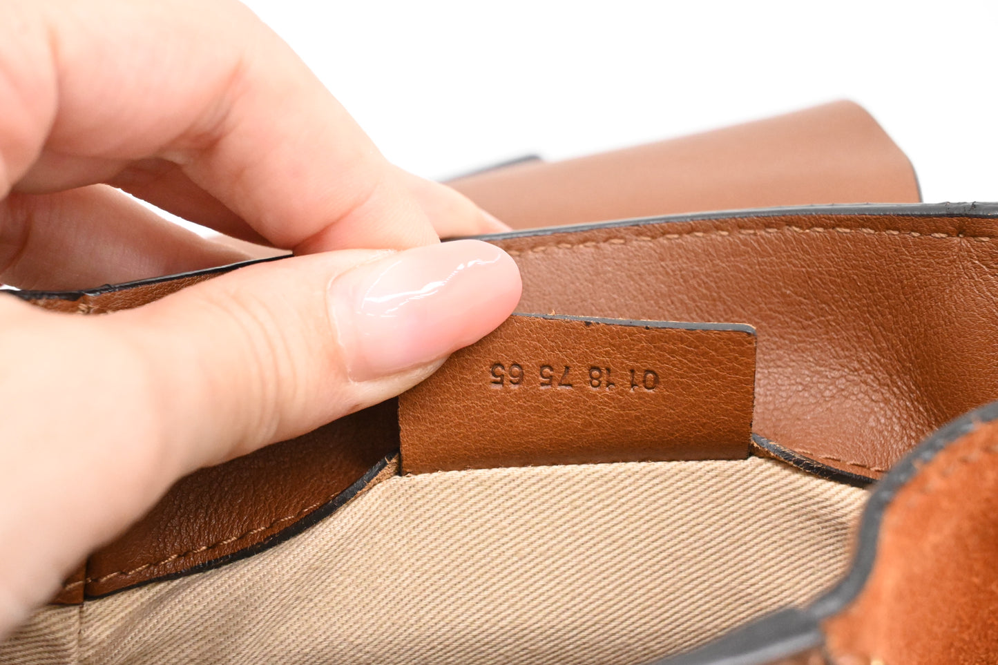 Chloe Faye Backpack in Brown Leather