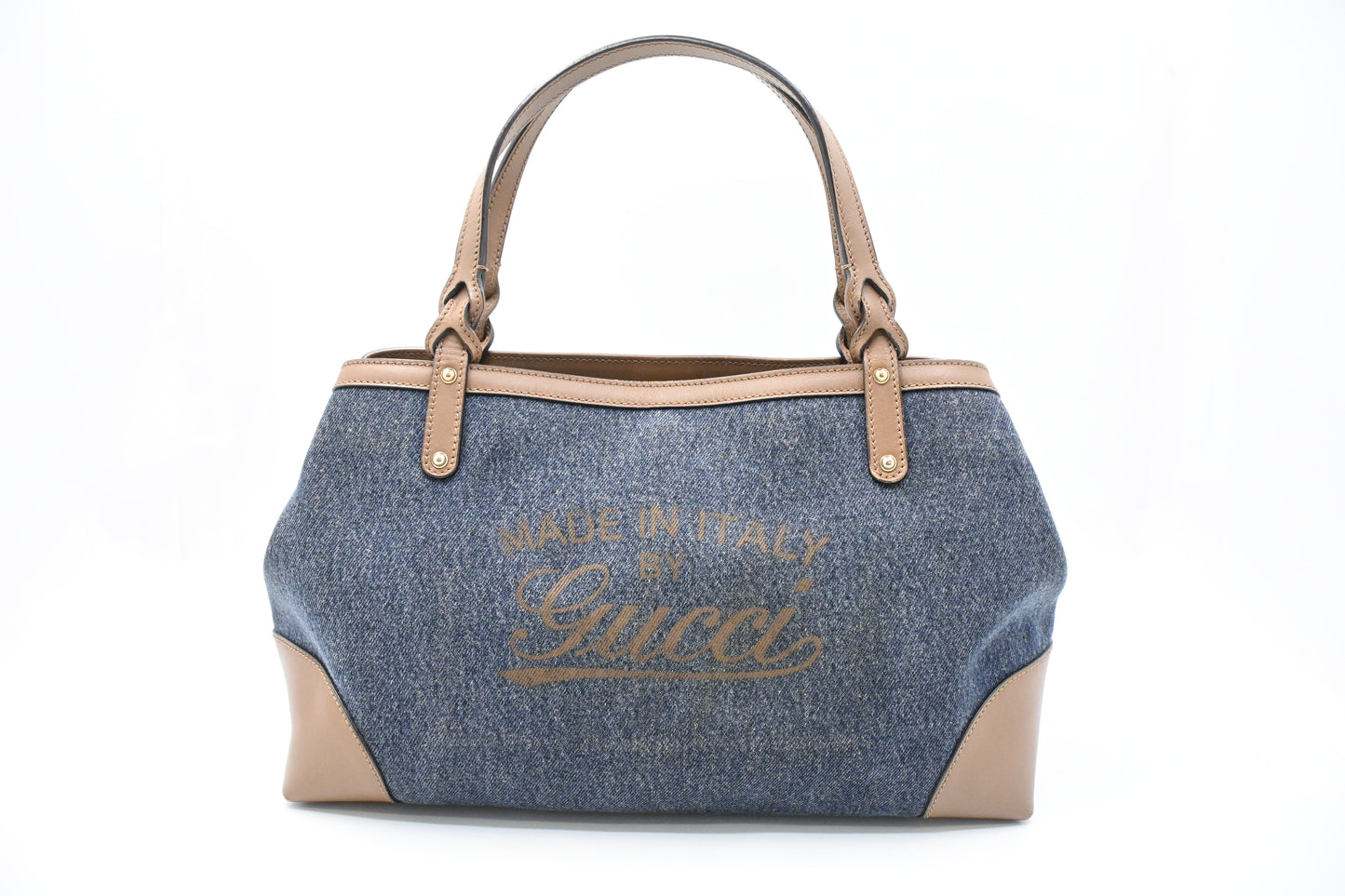 Gucci Tote in Blue Denim Canvas