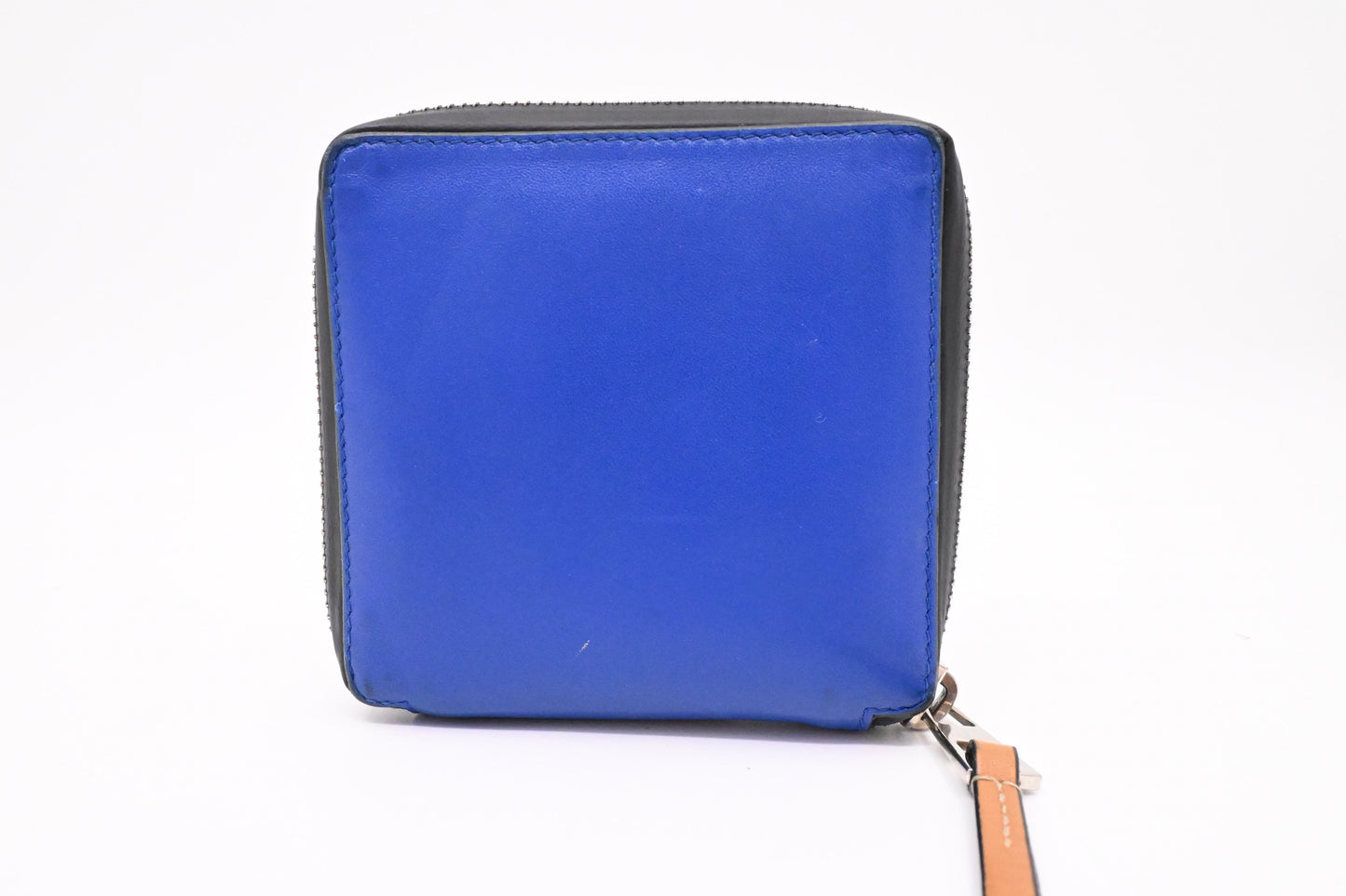 Loewe Anagram Wallet in Blue Leather