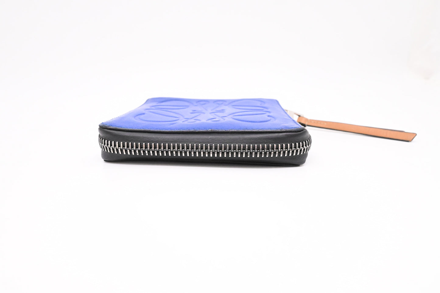 Loewe Anagram Wallet in Blue Leather