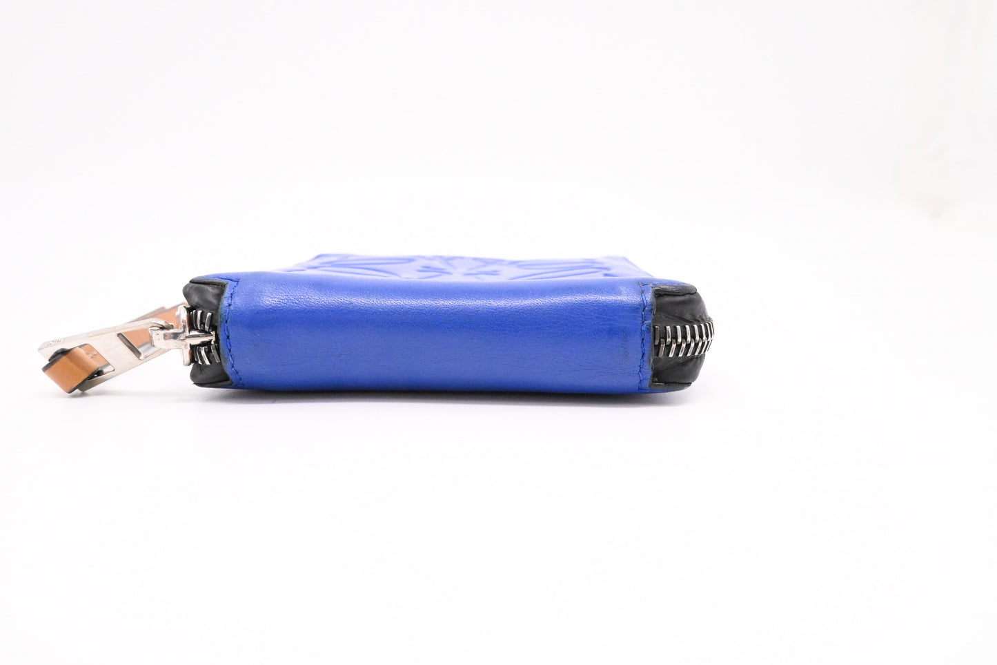 Loewe Anagram Wallet in Blue Leather