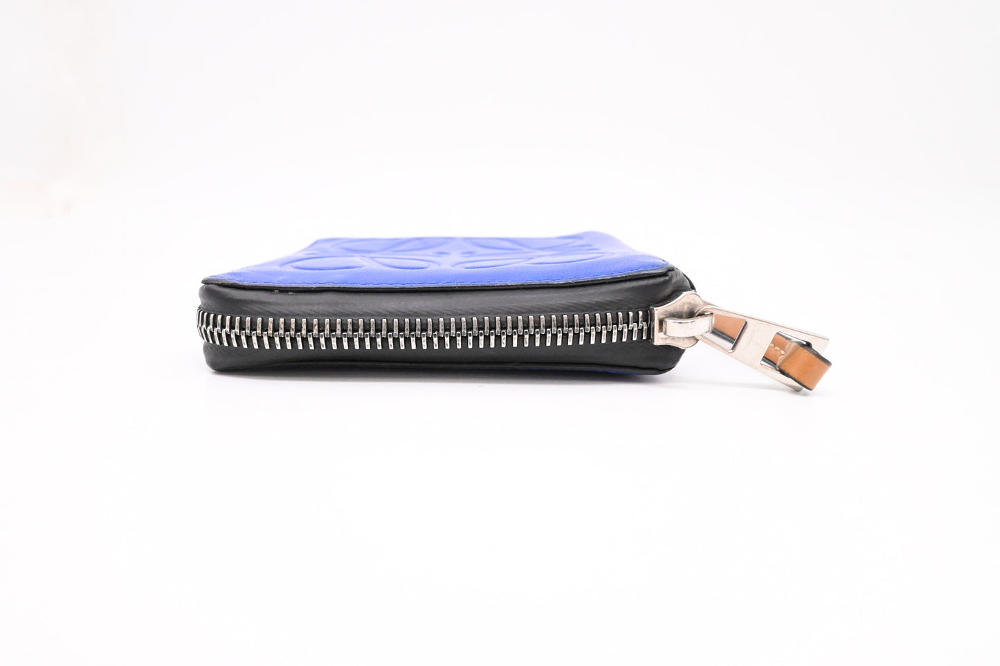 Loewe Anagram Wallet in Blue Leather