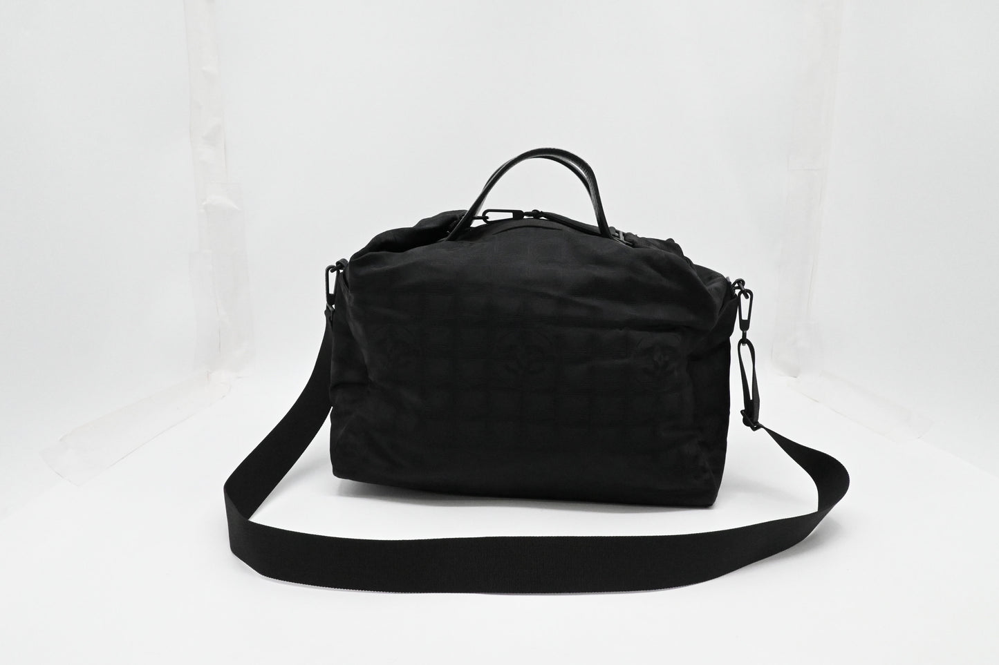 Chanel Travel Bag in Black New Travel Line Canvas