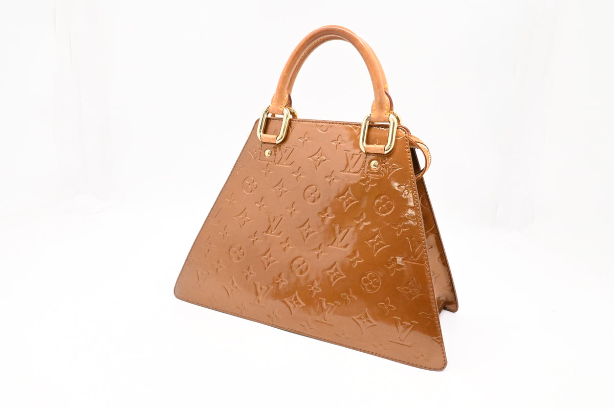 Louis Vuitton Forsyth in Bronze Vernis Leather