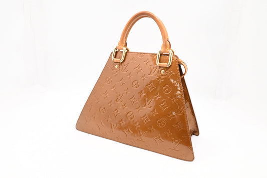 Louis Vuitton Forsyth in Bronze Vernis Leather