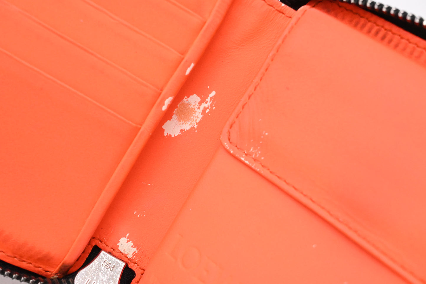 Loewe Anagram Wallet in Blue Leather