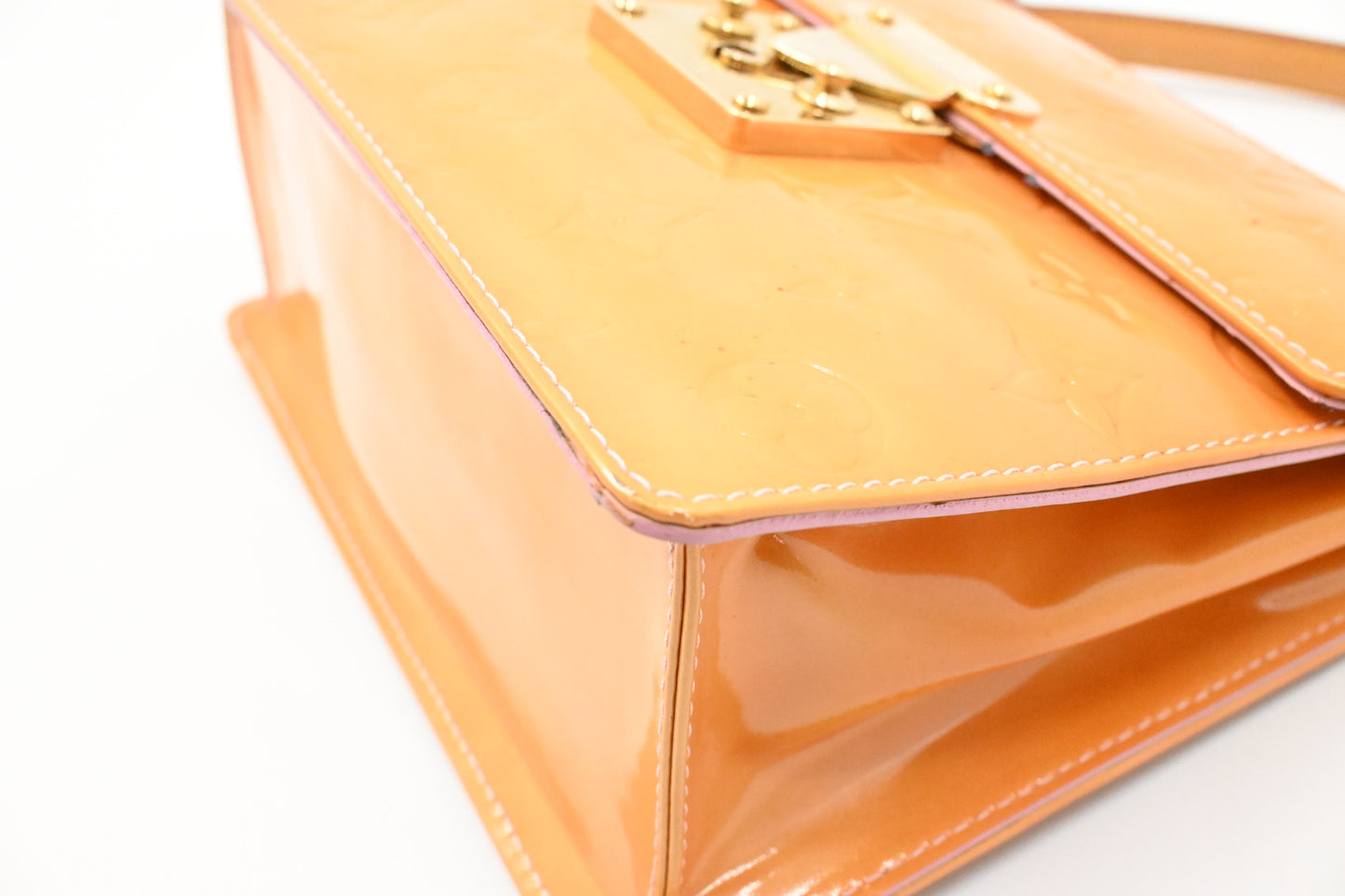 Louis Vuitton Spring Street in Yellow Vernis Leather