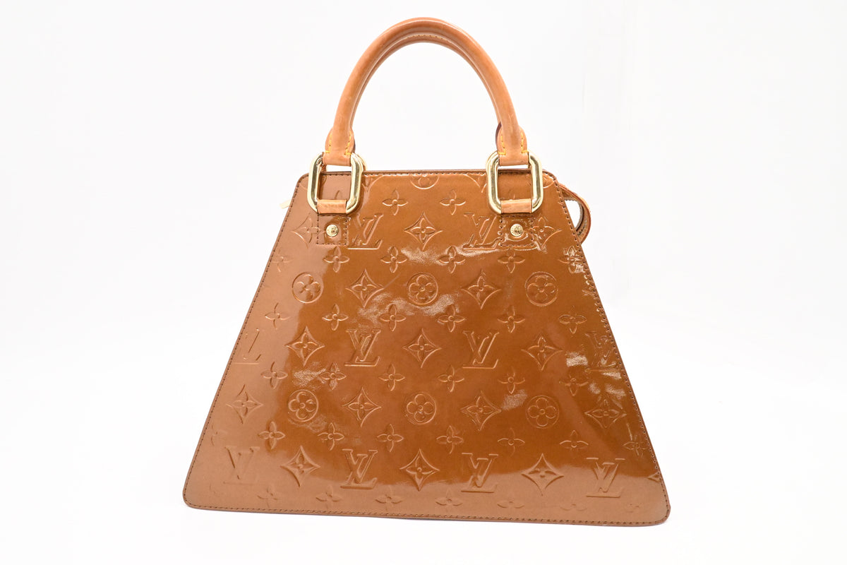 Louis Vuitton Forsyth in Bronze Vernis Leather