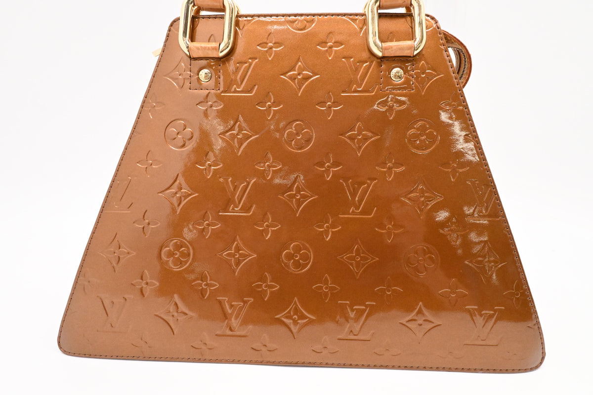 Louis Vuitton Forsyth in Bronze Vernis Leather