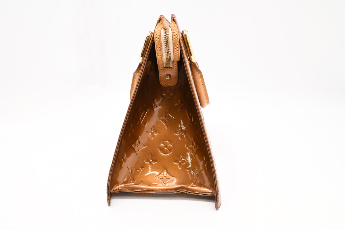 Louis Vuitton Forsyth in Bronze Vernis Leather