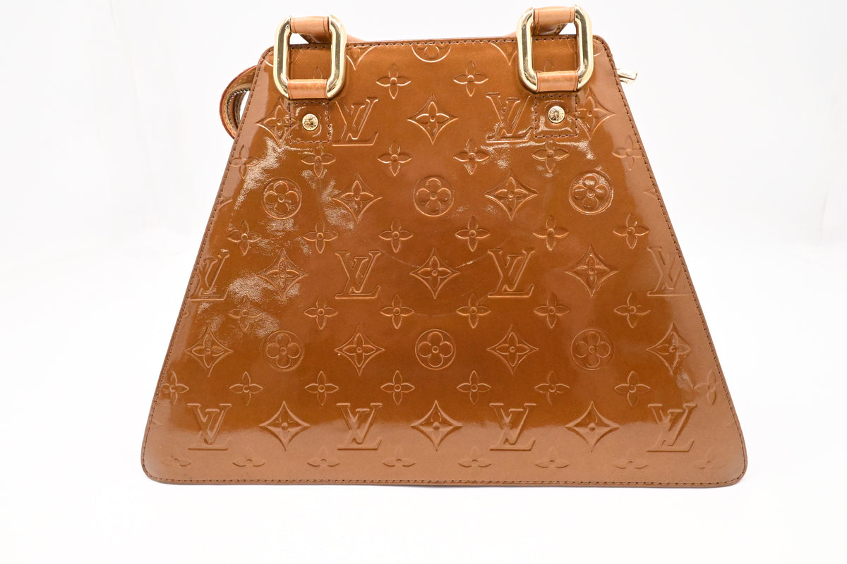 Louis Vuitton Forsyth in Bronze Vernis Leather