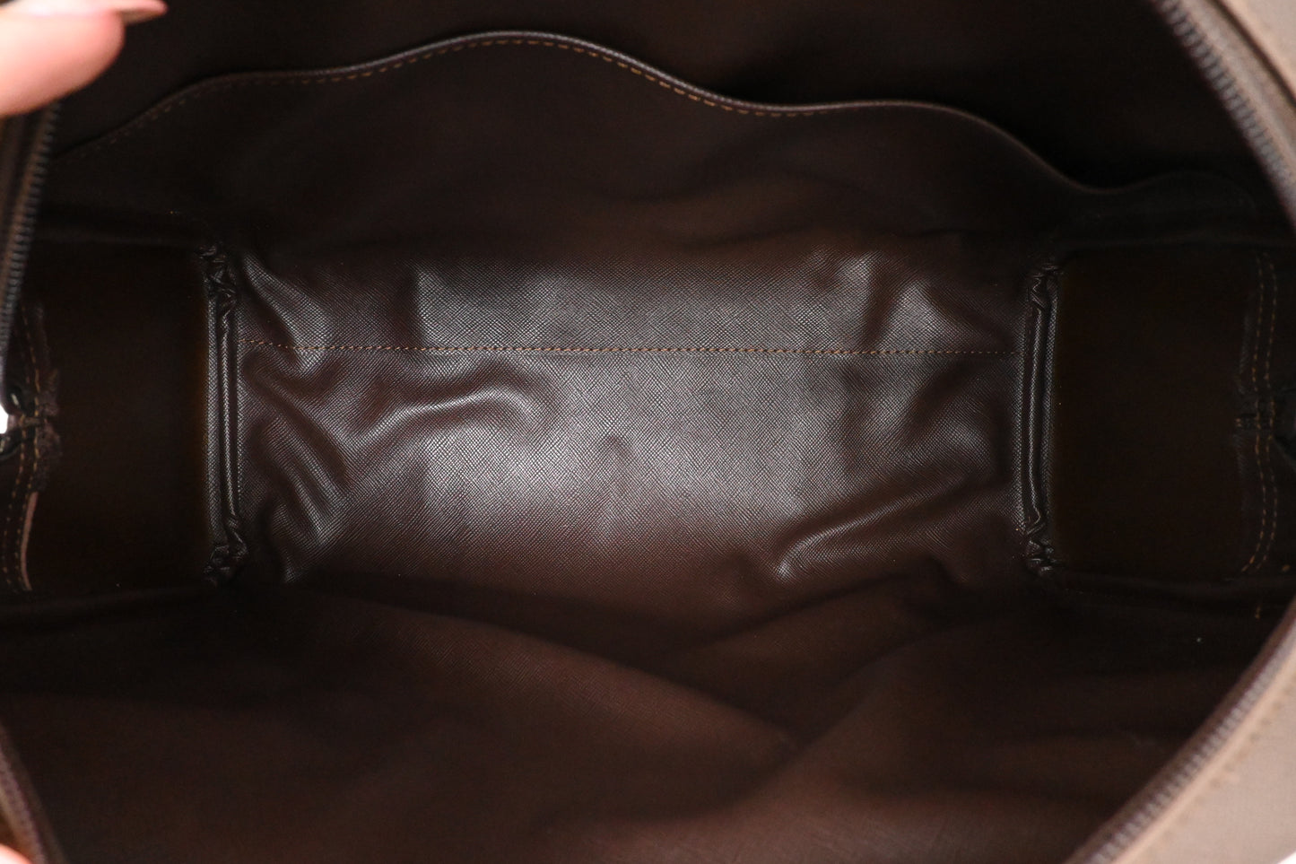 Burberry Handbag in Green Check Canvas