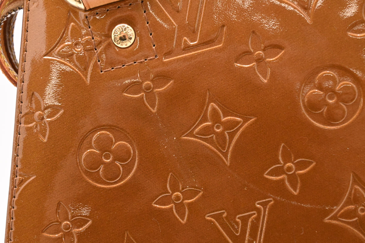 Louis Vuitton Forsyth in Bronze Vernis Leather