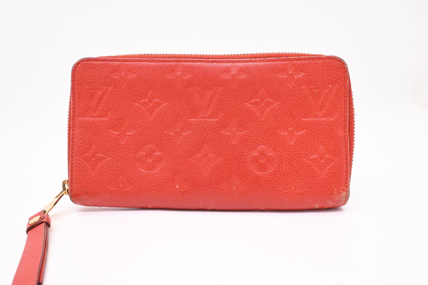 Louis Vuitton Long Wallet in Cherry Empreinte Leather