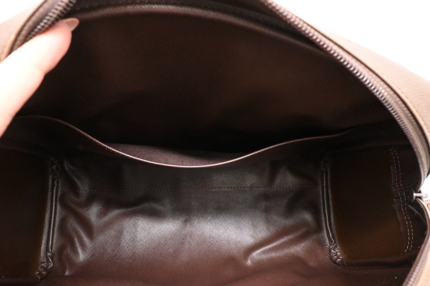 Burberry Handbag in Green Check Canvas