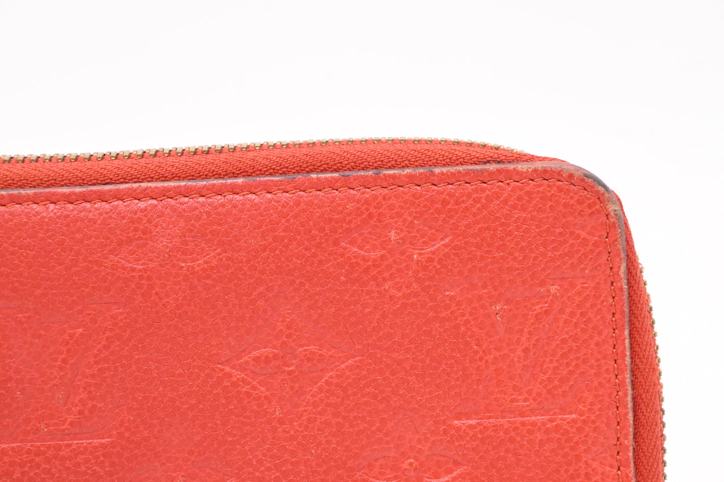 Louis Vuitton Long Wallet in Cherry Empreinte Leather