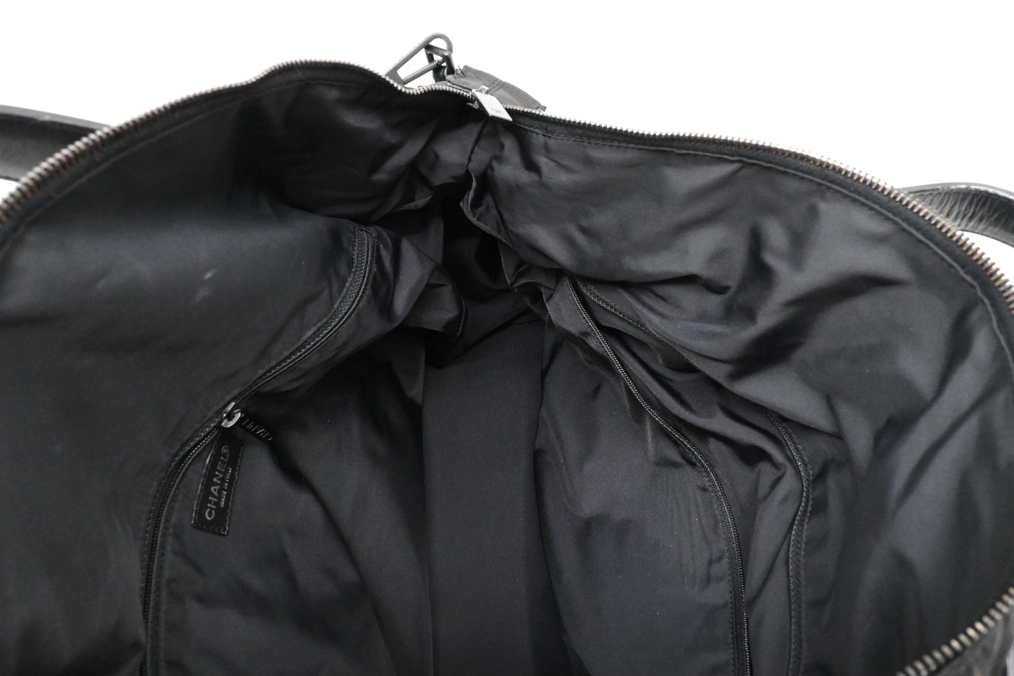 Chanel Travel Bag in Black New Travel Line Canvas
