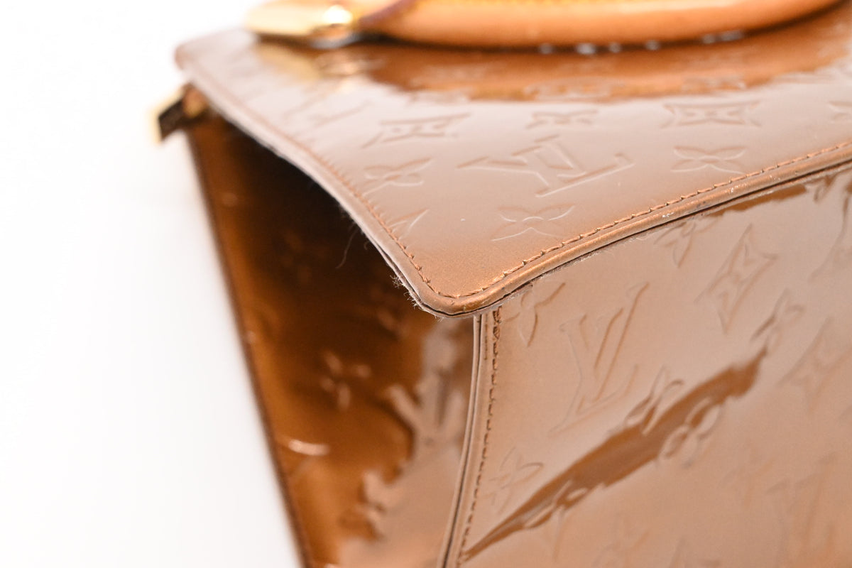 Louis Vuitton Forsyth in Bronze Vernis Leather