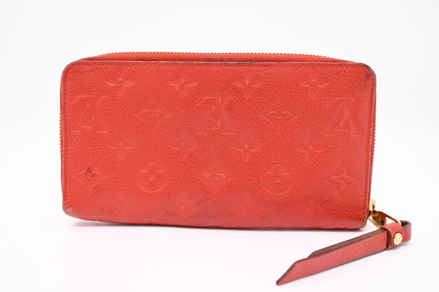 Louis Vuitton Long Wallet in Cherry Empreinte Leather