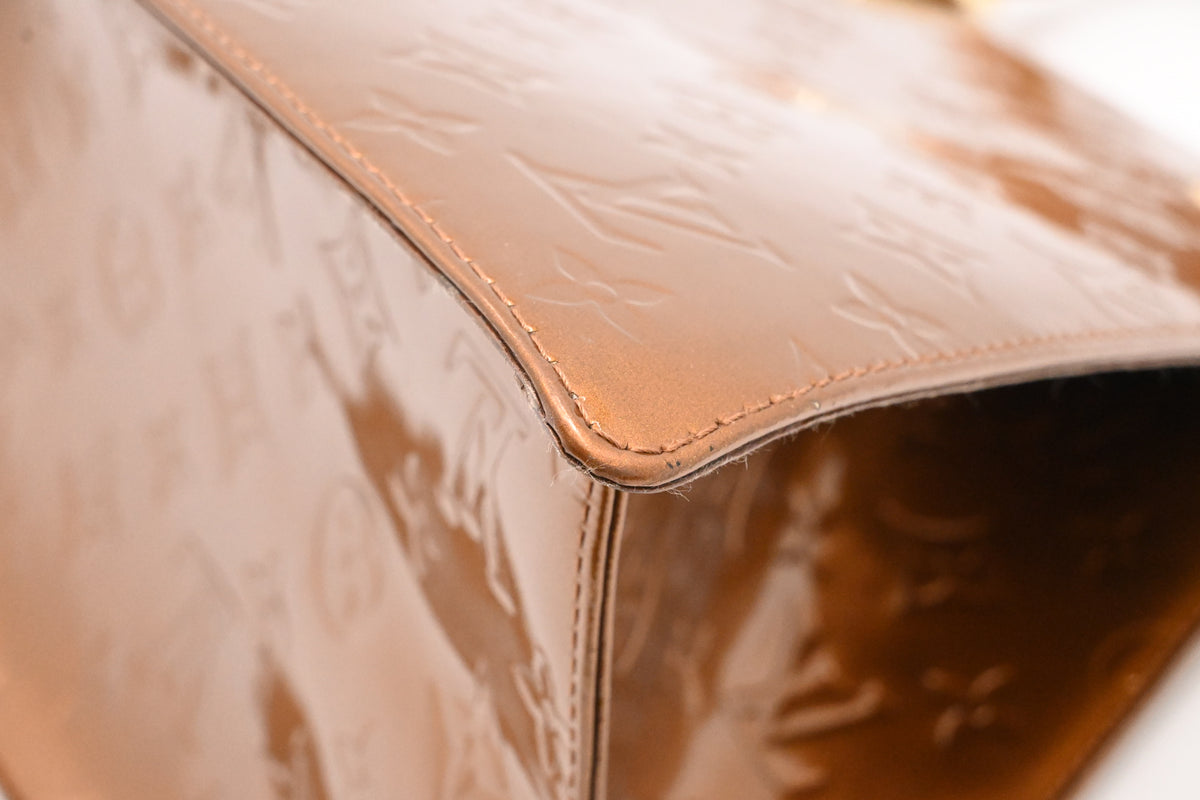 Louis Vuitton Forsyth in Bronze Vernis Leather