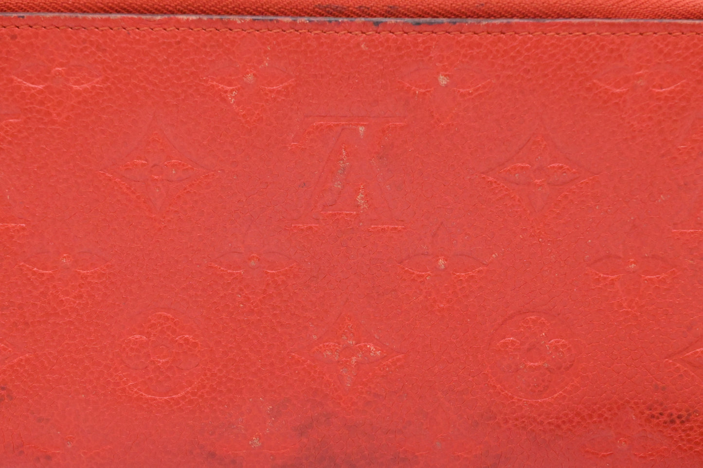 Louis Vuitton Long Wallet in Cherry Empreinte Leather