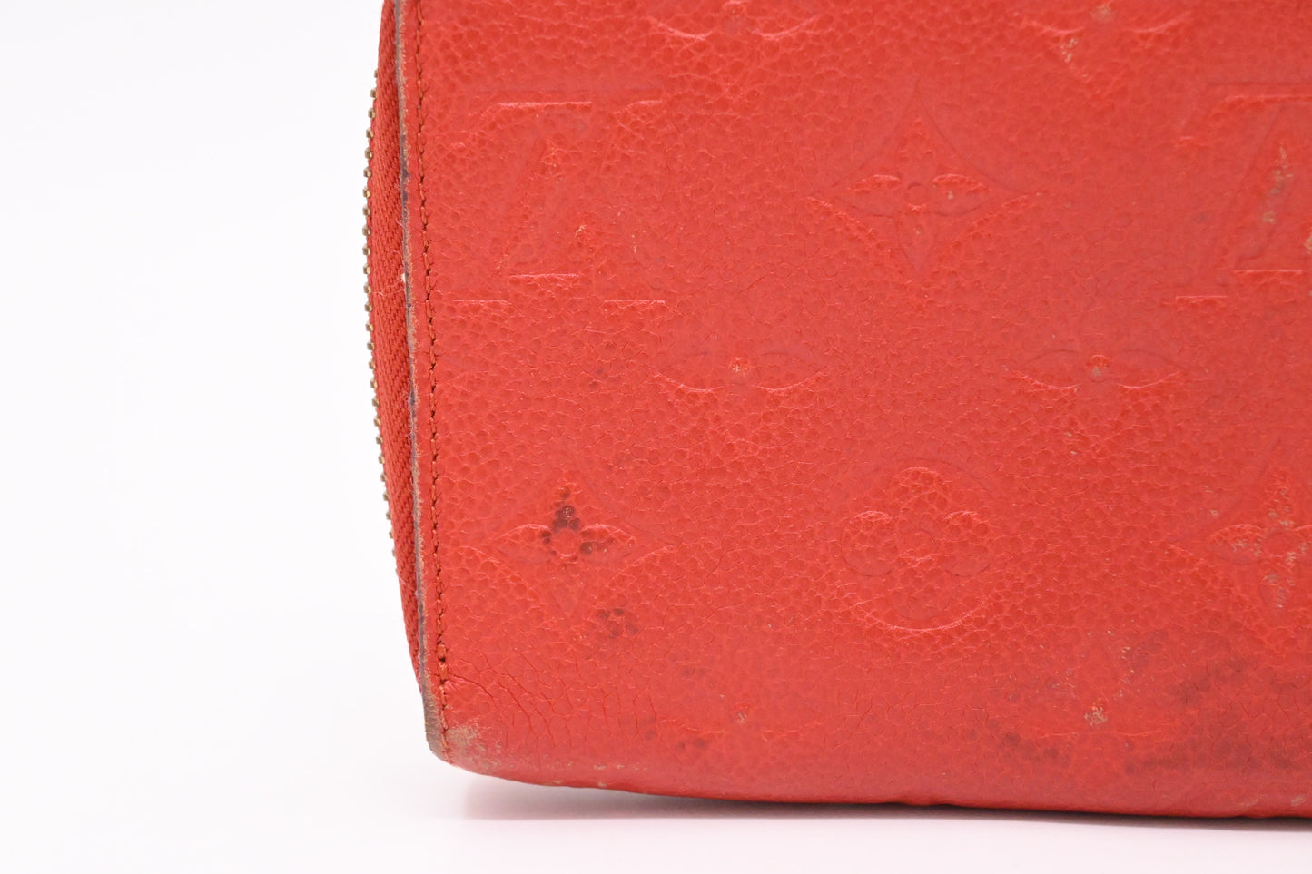 Louis Vuitton Long Wallet in Cherry Empreinte Leather