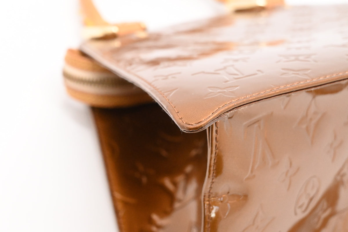 Louis Vuitton Forsyth in Bronze Vernis Leather