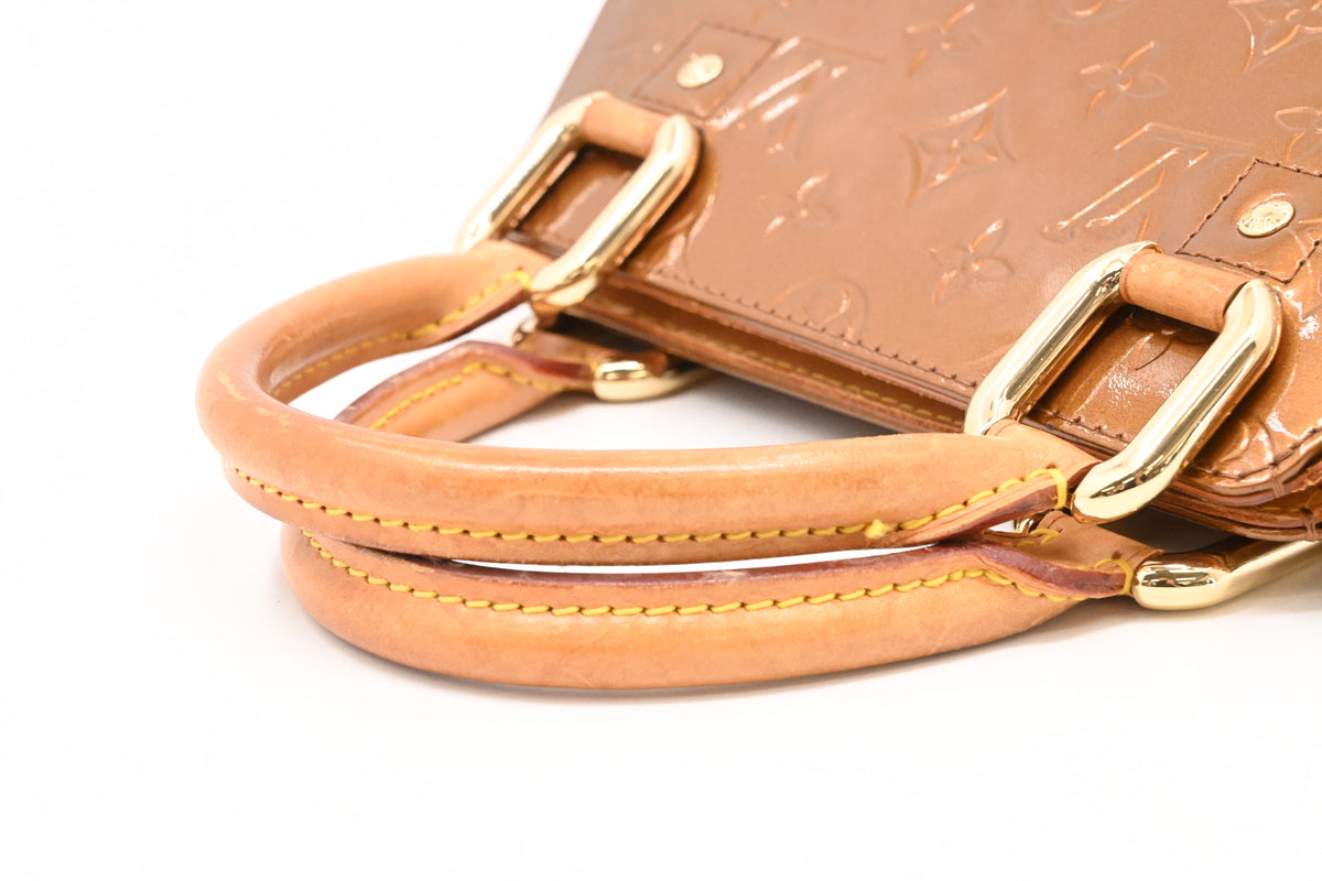 Louis Vuitton Forsyth in Bronze Vernis Leather