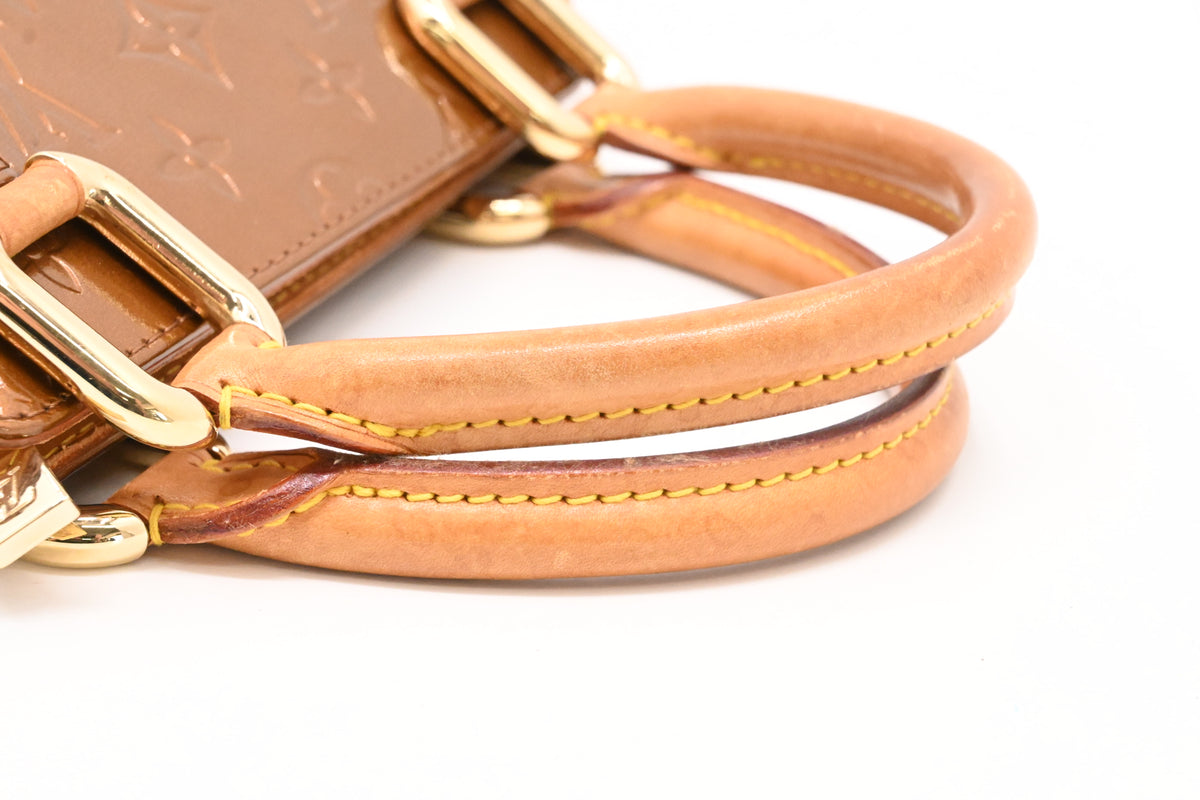 Louis Vuitton Forsyth in Bronze Vernis Leather