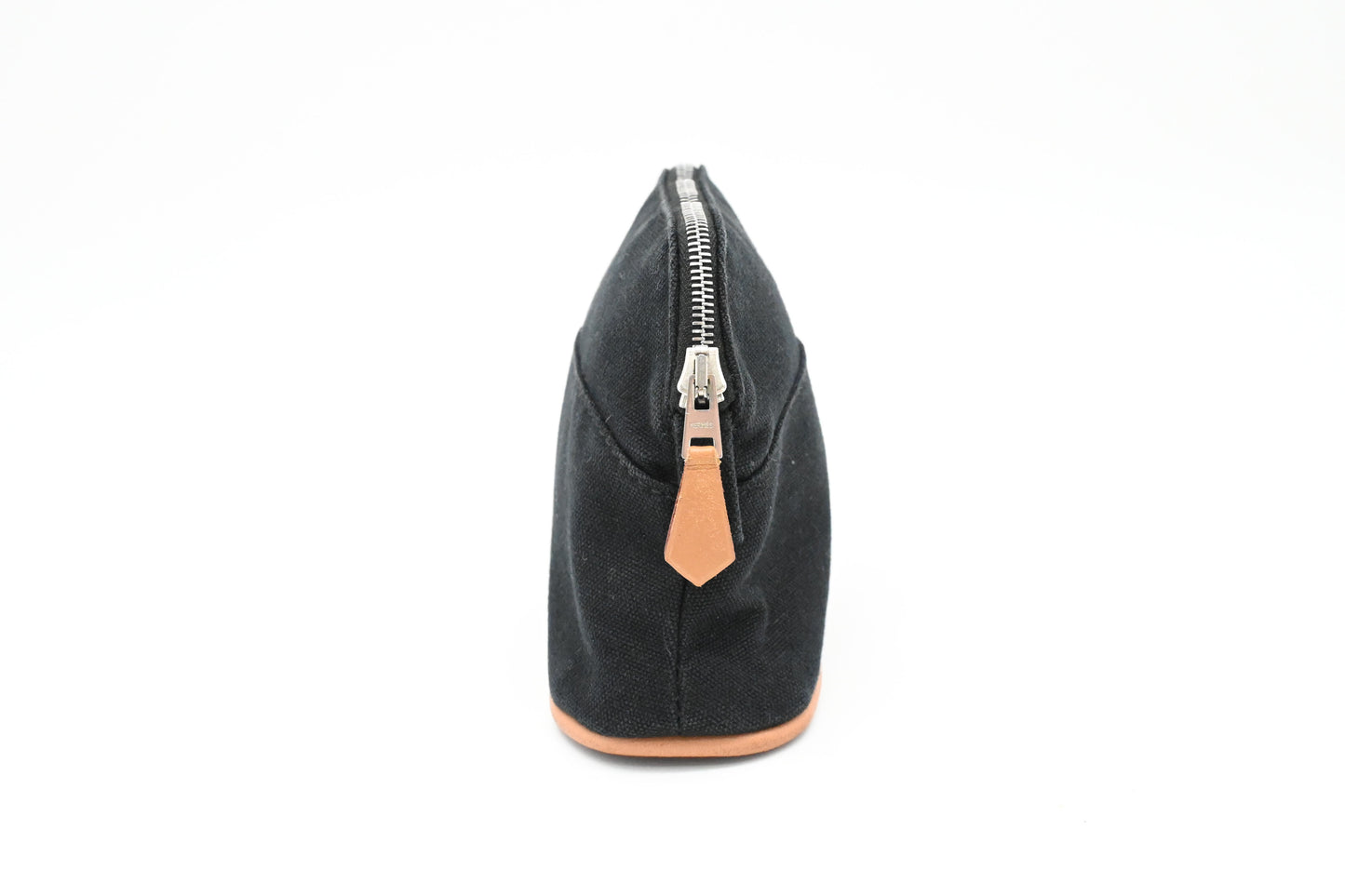 Hermes Small Bolide Pouch in Black Canvas