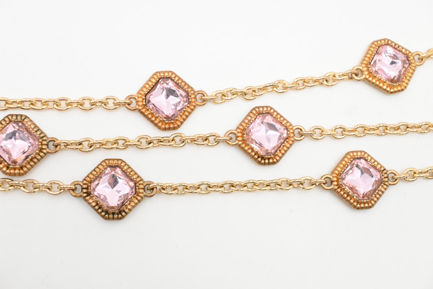 Miu Miu Wallet on Chain in Pink Leather