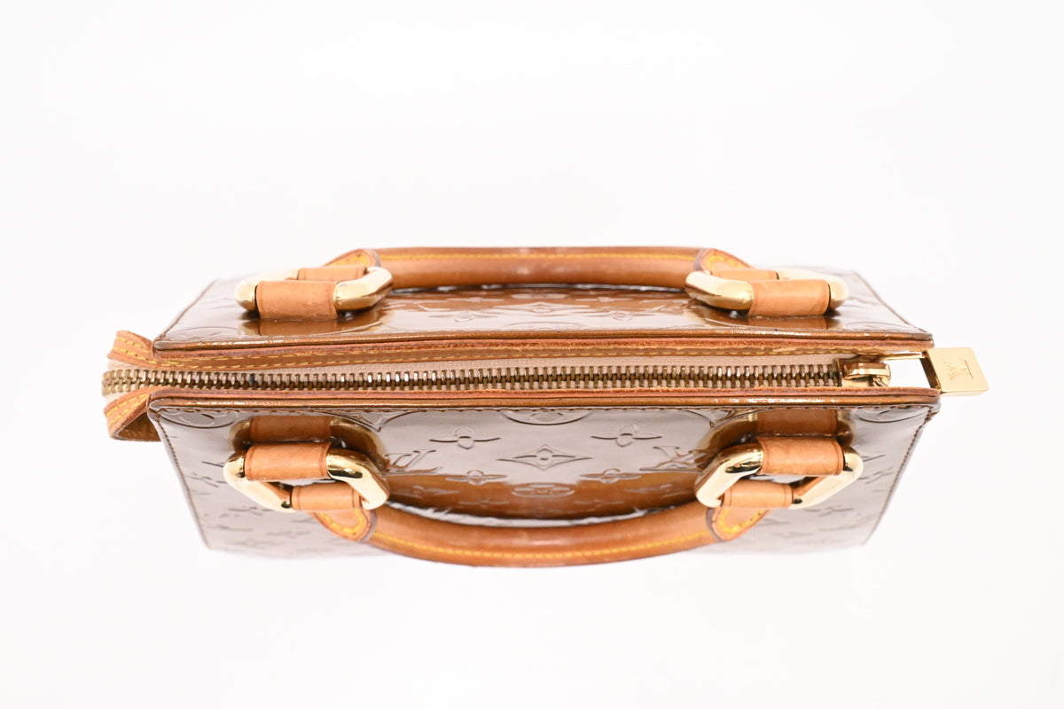 Louis Vuitton Forsyth in Bronze Vernis Leather