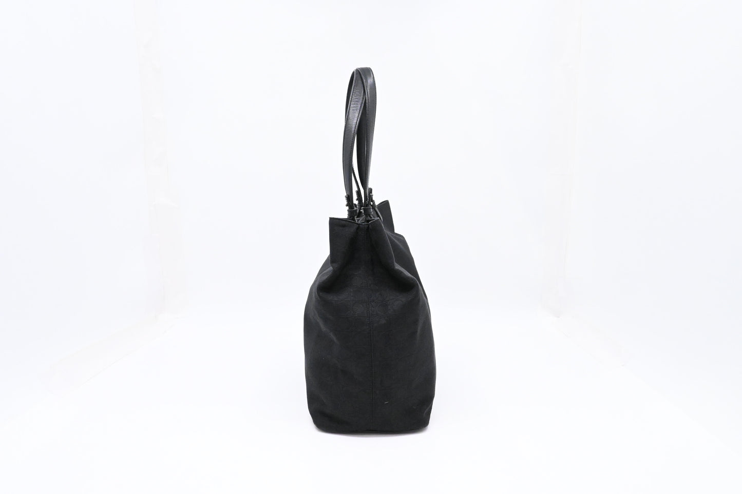 Ferragamo Tote in Black Canvas