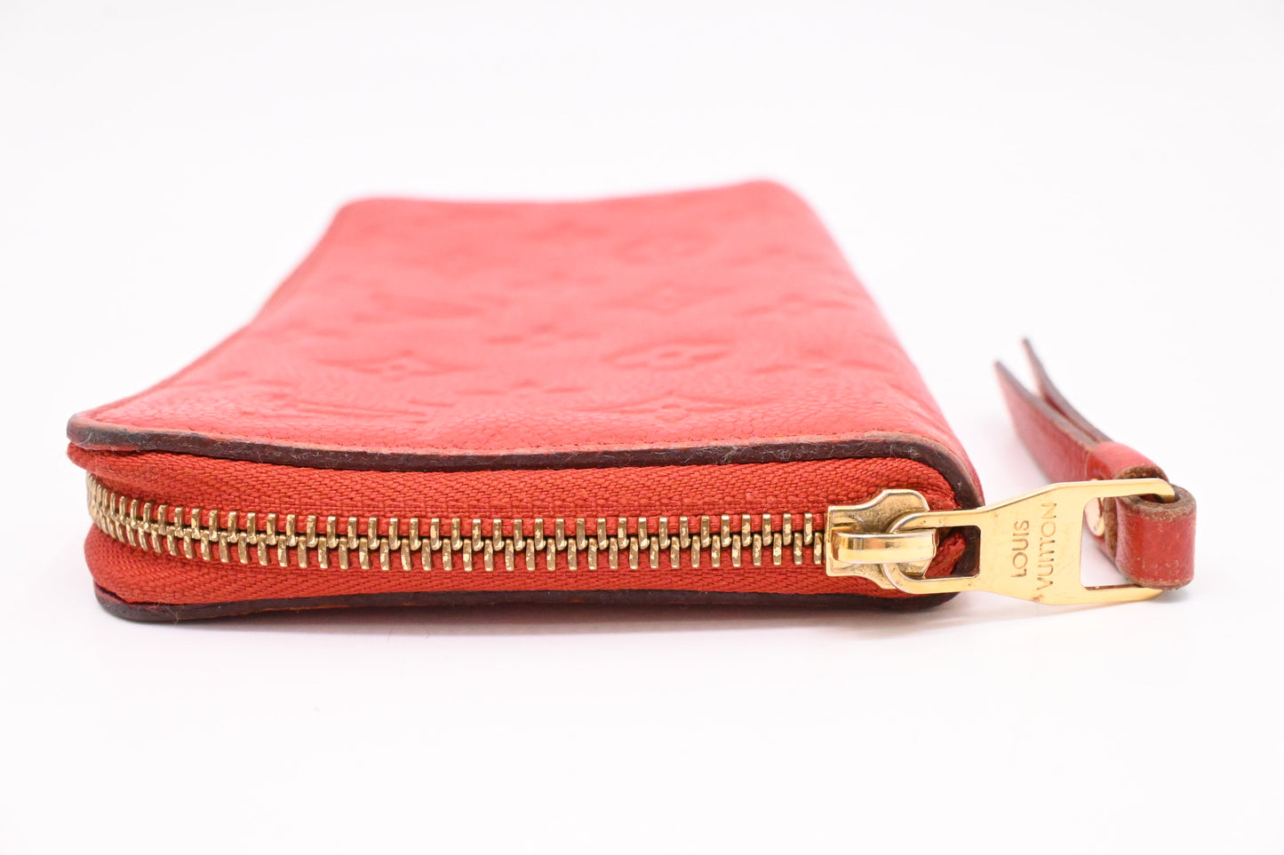 Louis Vuitton Long Wallet in Cherry Empreinte Leather