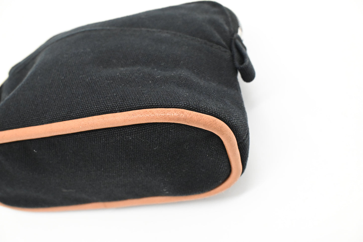 Hermes Small Bolide Pouch in Black Canvas