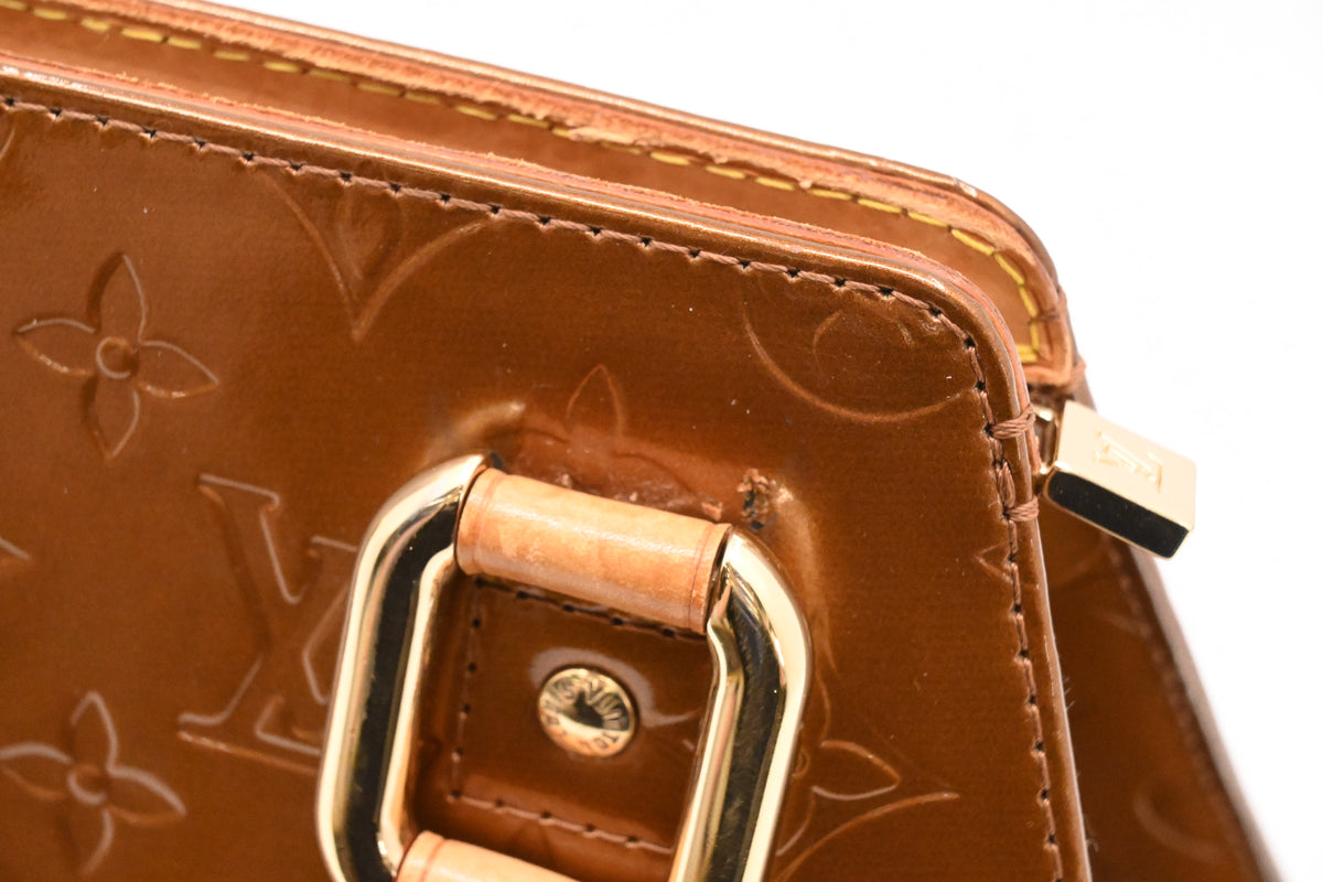 Louis Vuitton Forsyth in Bronze Vernis Leather