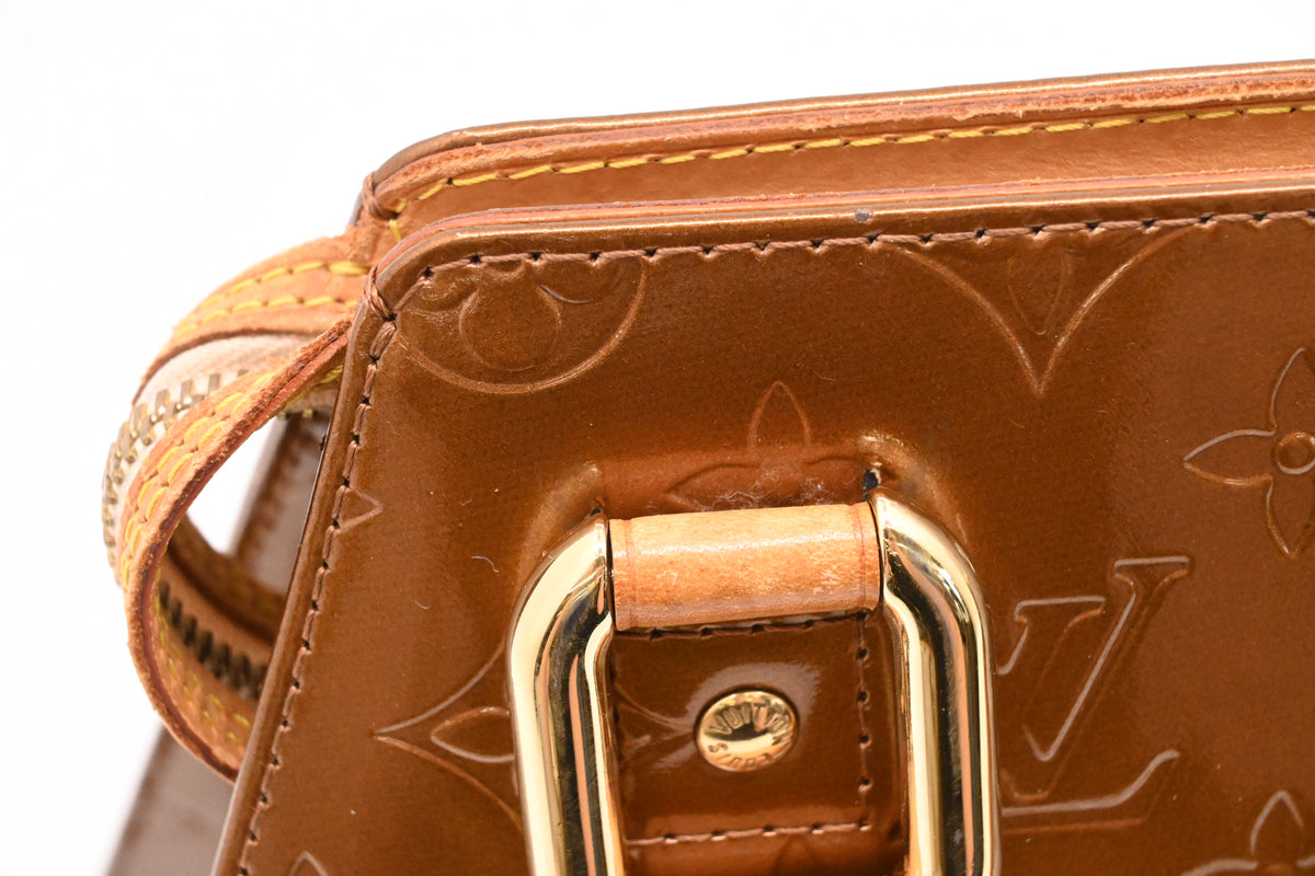 Louis Vuitton Forsyth in Bronze Vernis Leather