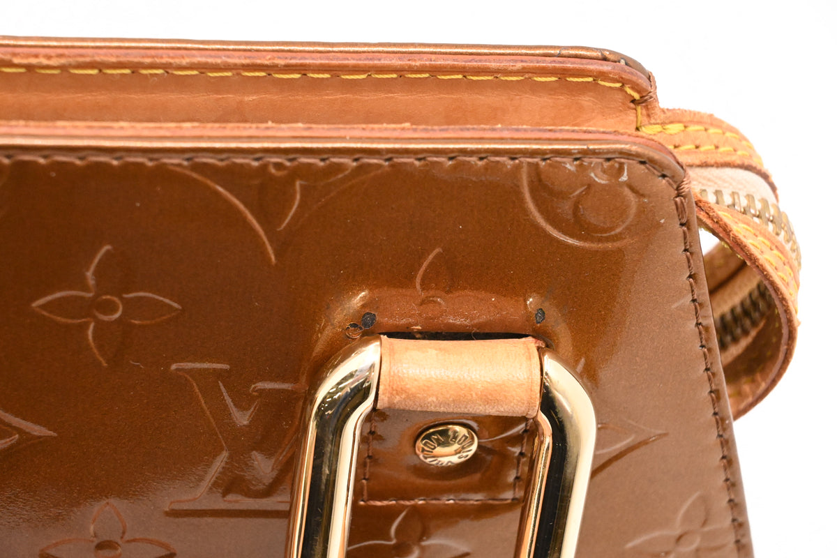 Louis Vuitton Forsyth in Bronze Vernis Leather