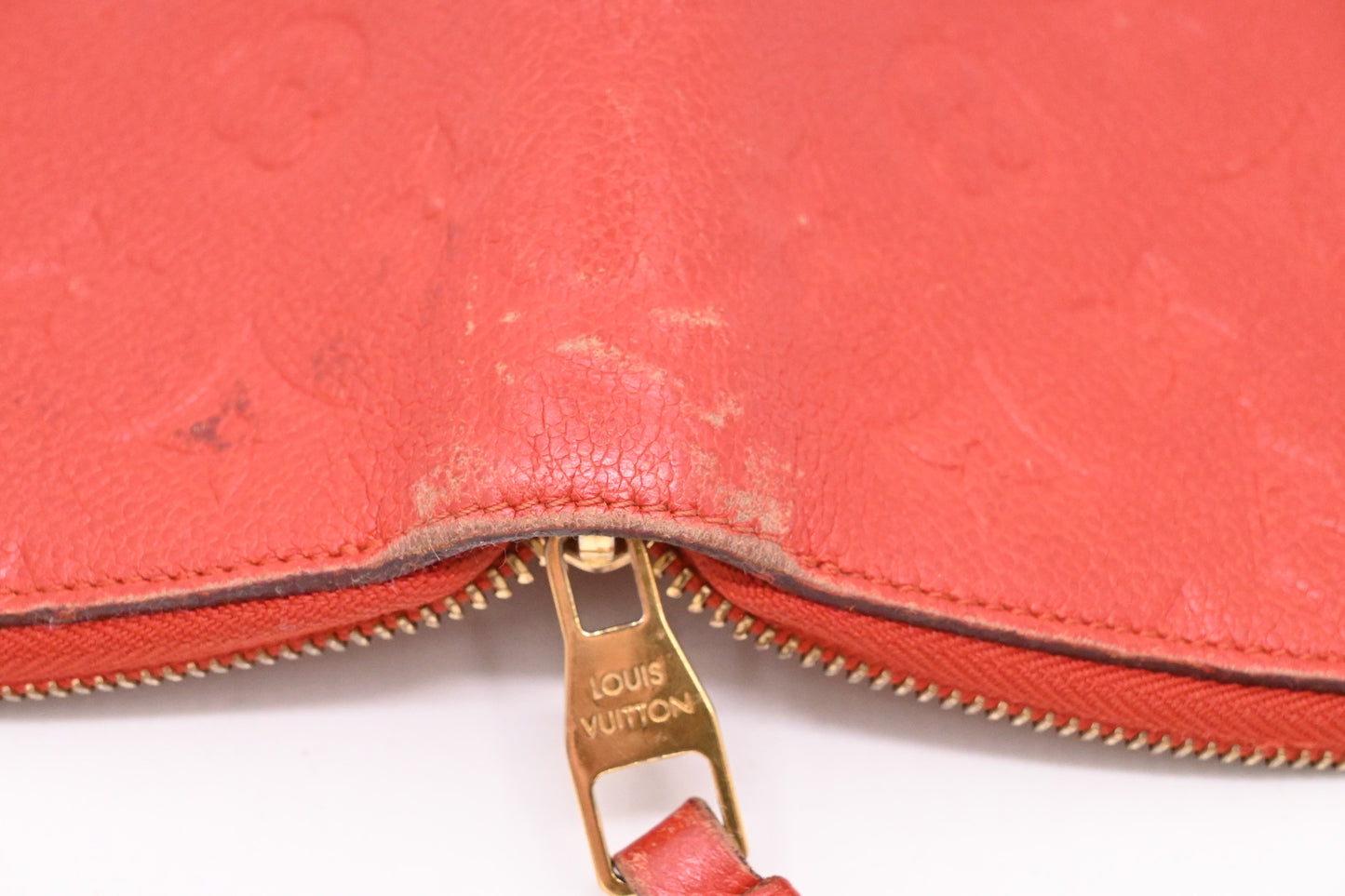 Louis Vuitton Long Wallet in Cherry Empreinte Leather