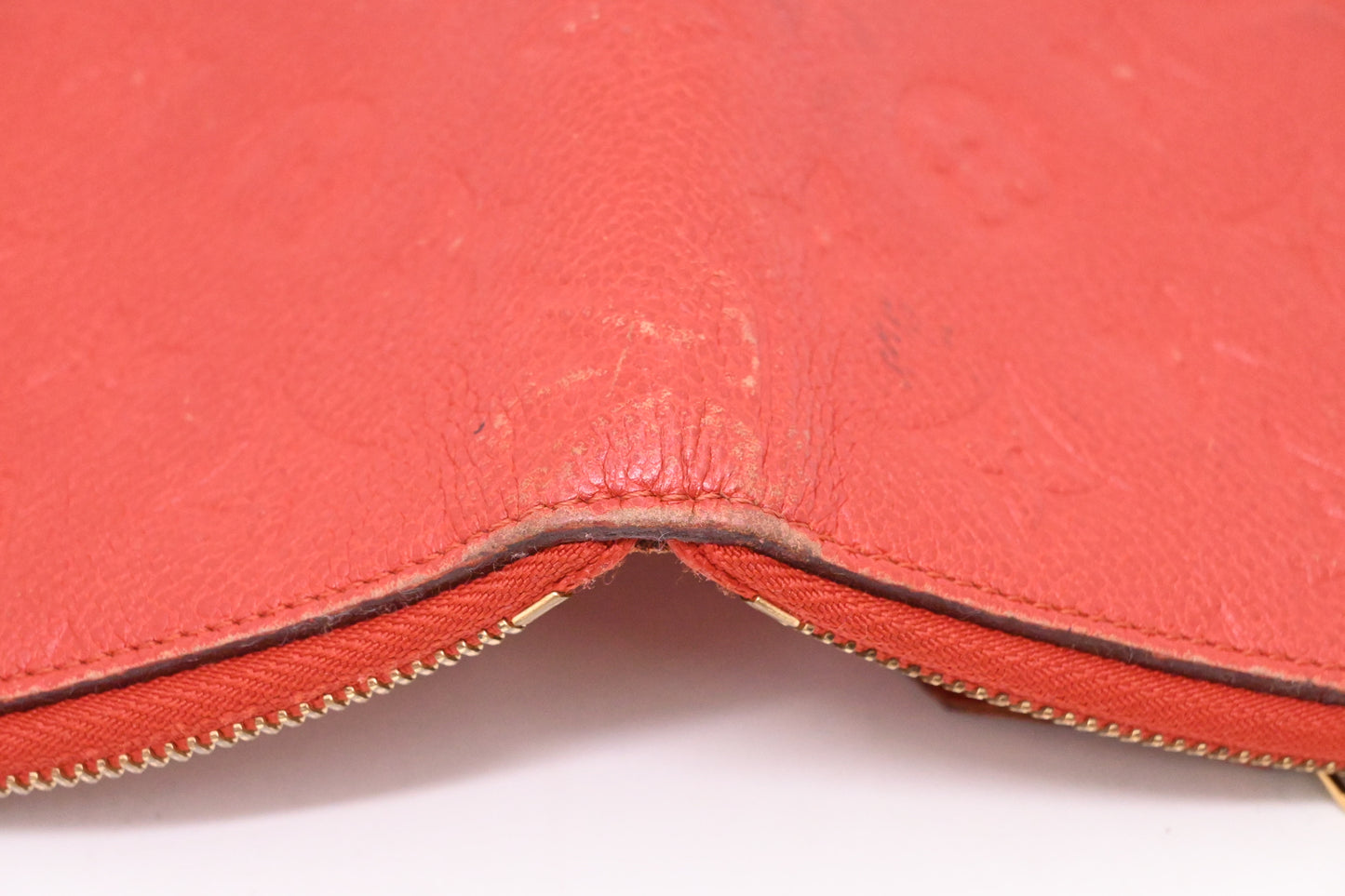 Louis Vuitton Long Wallet in Cherry Empreinte Leather