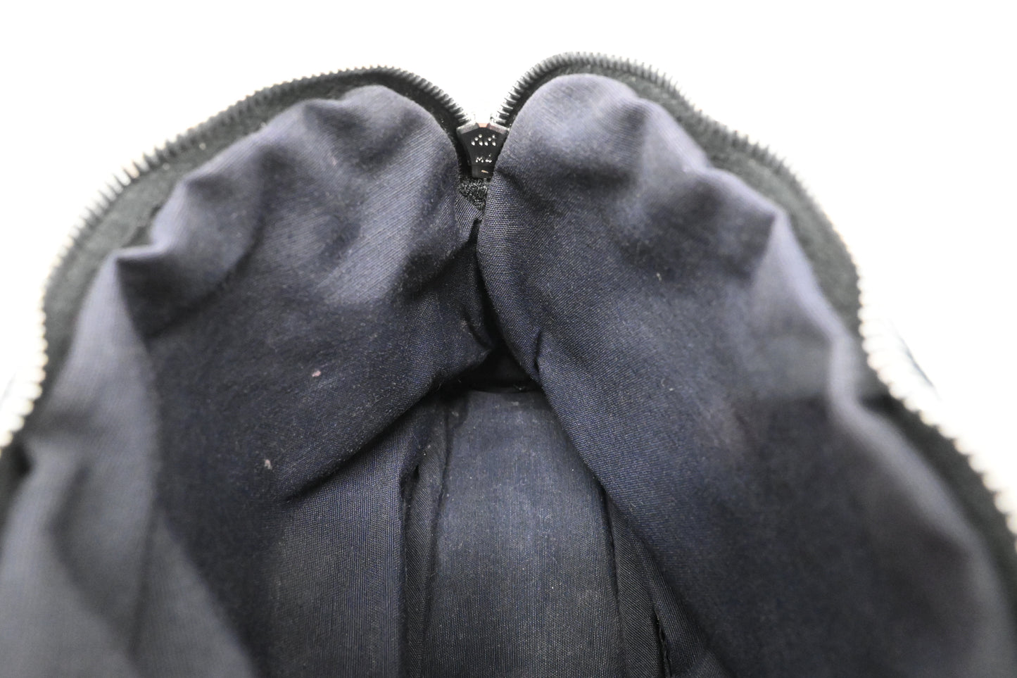 Hermes Small Bolide Pouch in Black Canvas