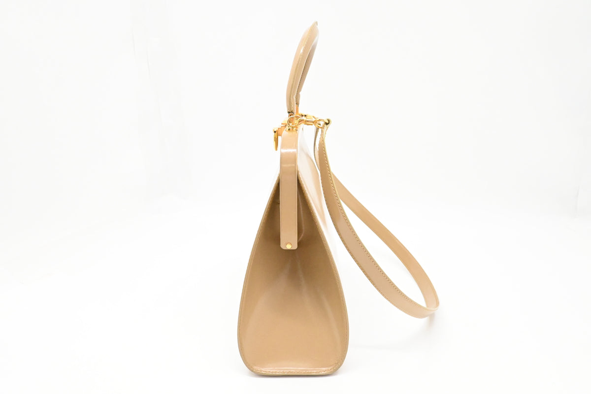 Dior 2-Way Bag in Beige Leather