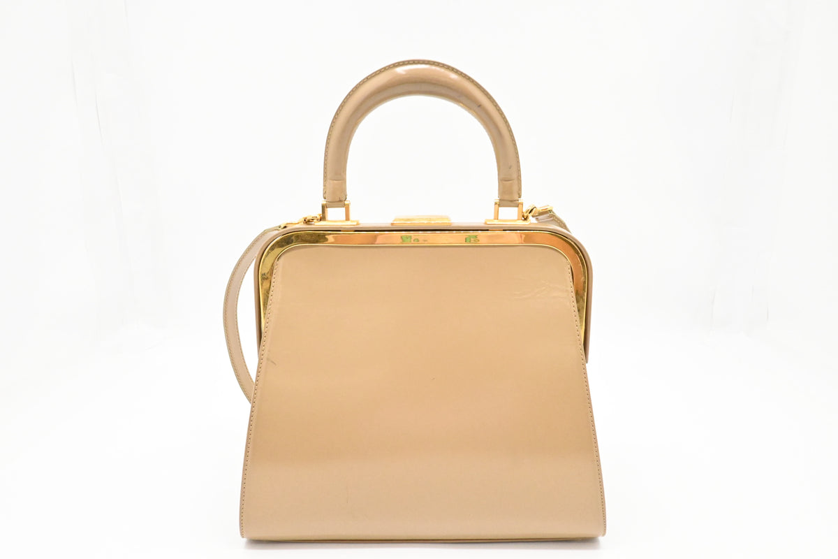 Dior 2-Way Bag in Beige Leather