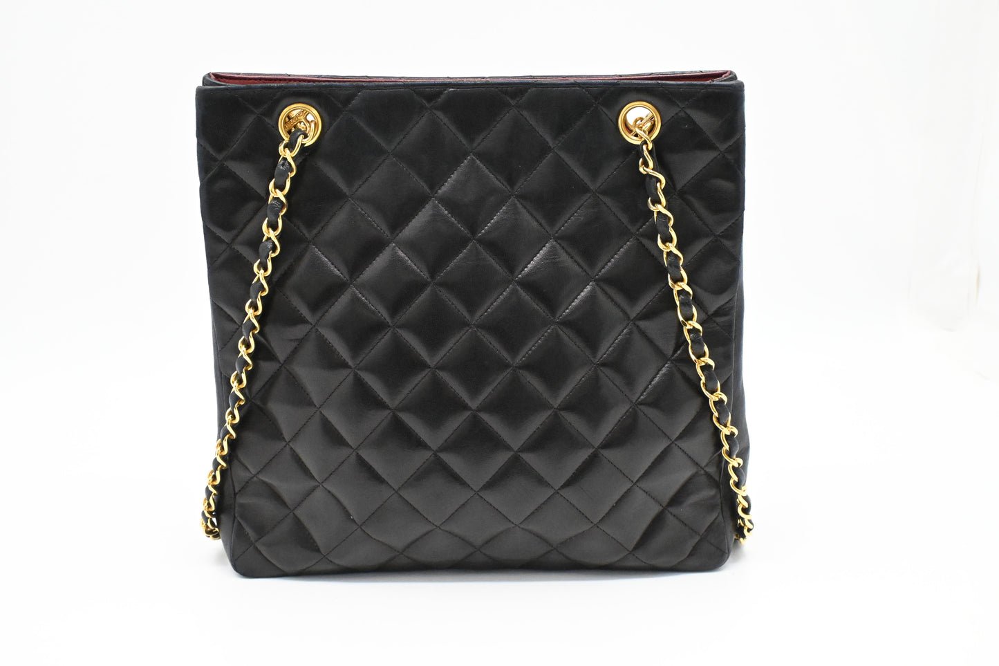 Chanel Shoulder Bag in Black Mattelassé Leather