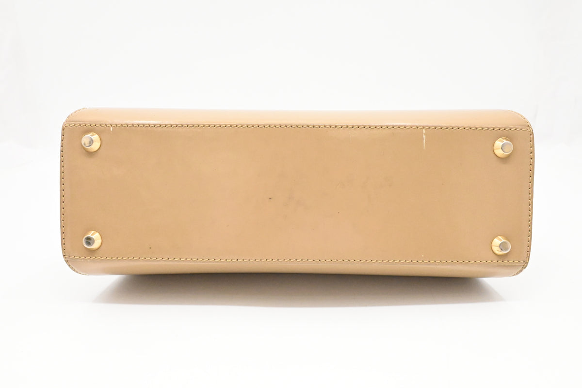 Dior 2-Way Bag in Beige Leather